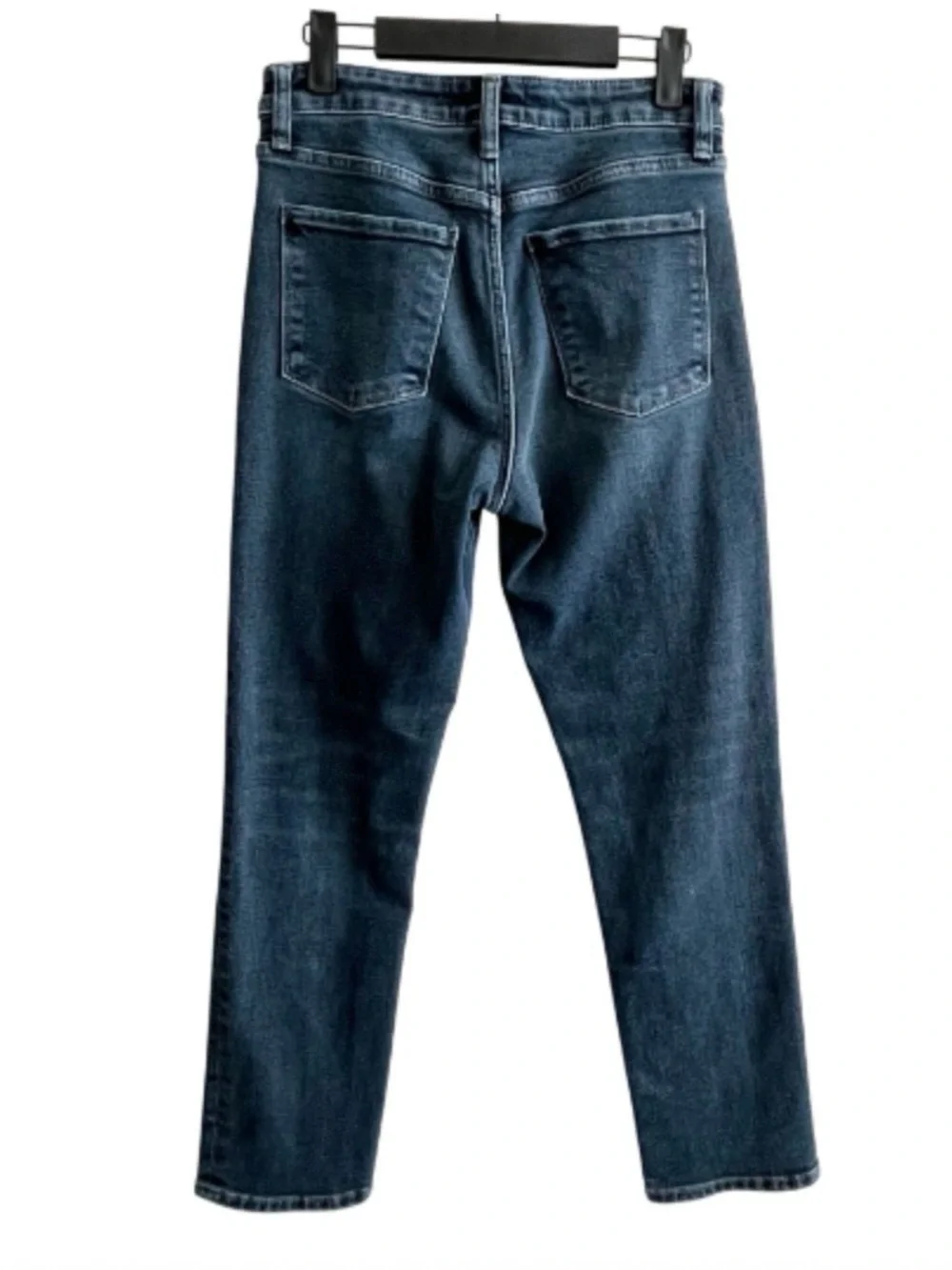 Evereve The Ever Straight High Rise Straight Leg Jeans Dark Wash Size 27